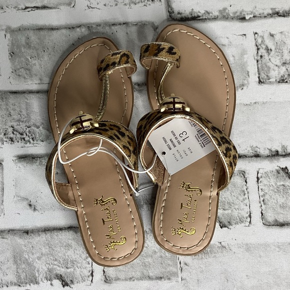 Miss Trish little girl leopard sandals size 13 - Picture 4 of 6